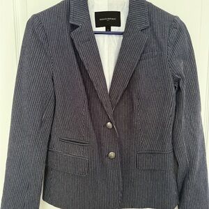 Banana Republic Women's Pinstripe Blazer - Navy Size 2